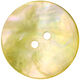 Union Knopf Bottone a 2 fori madreperla 23mm | 38-giallo