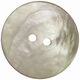 Union Knopf Bottone a 2 fori madreperla 18mm | 76-grigio medio