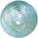 Union Knopf Bottone a 2 fori madreperla 28mm | 70-turchese  