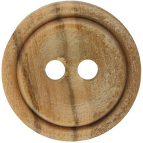 Lana Grossa Bottone in legno a 2 fori 18mm