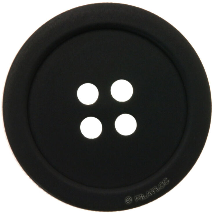 Lana Grossa UNION KNOPF 46943/18mm | 80-nero