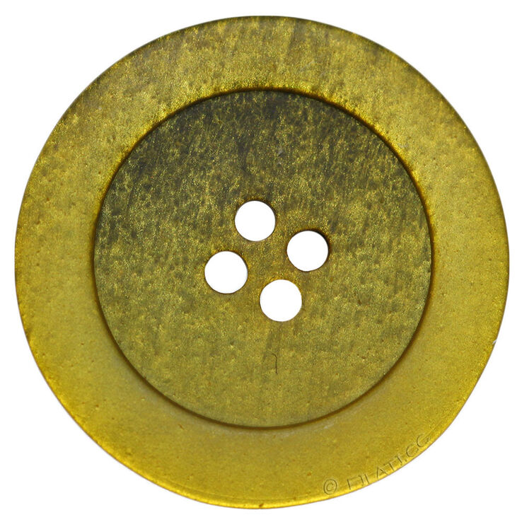 Union Knopf Bottone a 4 fori 25mm | 40-nero/oro