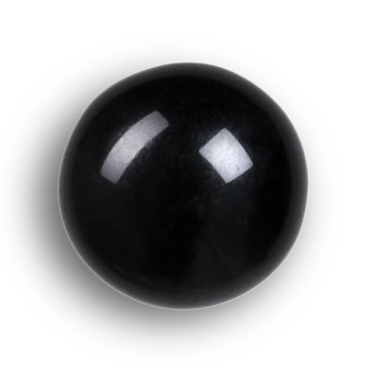 Union Knopf Occhio di animale della UNION KNOPF vetro 10mm | 80-nero