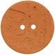 Union Knopf Bottone 2 fori, cocco, 23mm | 422-arancio