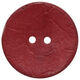 Union Knopf Bottone 2 fori, cocco, 23mm | 54-rosso scuro