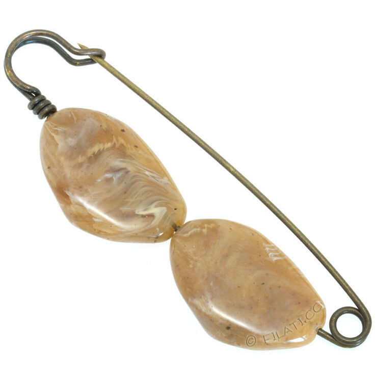 Union Knopf Ago kilt 10cm | 18-beige