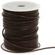 Union Knopf Nastro tondo in pelle 1233/120cm | 22-marrone scuro