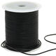 Union Knopf Nastro tondo in pelle 1233/120cm | 80-nero