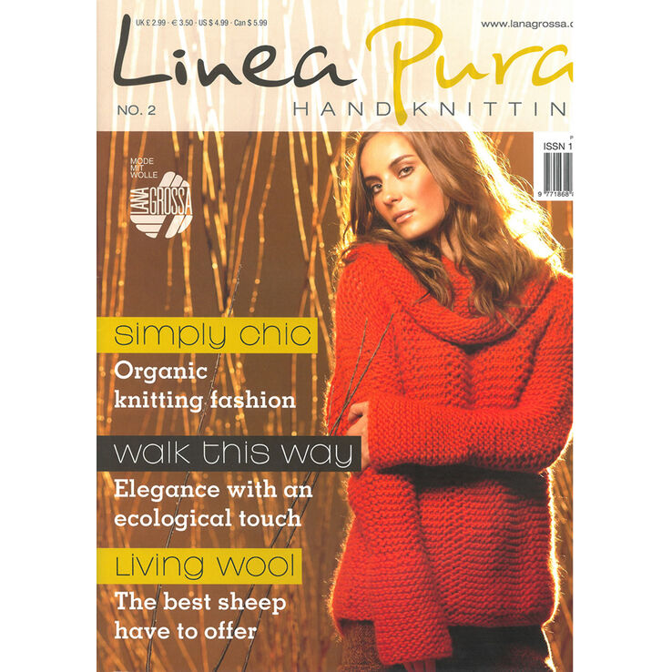LINEA PURA Issue 2 - Rivista + istruzioni in inglese di Lana Grossa