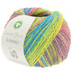 Lana Grossa A MANO (Linea Pura) | 25-turchese /verde chiaro/salmone/umero/giallo verde