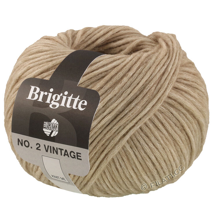 Lana Grossa BRIGITTE NO. 2 Vintage | 201-beige grigio puntinato