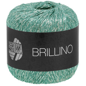 Lana Grossa BRILLINO | 36-turchese  /argento
