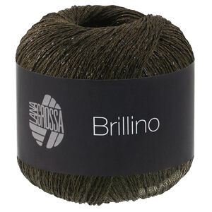 Lana Grossa BRILLINO | 52-nero/marrone