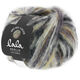 Lana Grossa BRUSHY Uni/Print (lala BERLIN) | 104-ecru/giallo sabbia/antracite/grigio marrone