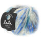 Lana Grossa BRUSHY Uni/Print (lala BERLIN) | 205-bianco/grigio chiaro/grigio scuro/jeans/reale