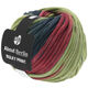 Lana Grossa BULKY Print (ABOUT BERLIN) | 104-verde canna/antracite/bacca/verde grigio