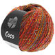 Lana Grossa COCO | 11-arancio/turchese  /pistacchio/viola