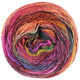 Lana Grossa COLORISSIMO 2 | 218-rosa vivo/fucsia/giallo tuorlo uovo/giallo grigio/arancio/marrone rossiccio/verde grigio/rosso nero