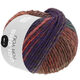 Lana Grossa COLORS FOR YOU | 158-rosso scuro/terracotta/verde grigio/beige/blu scuro/oliva/oliva scuro/senape