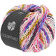 Lana Grossa COLORTWIST | 12-ecru/rosa vivo/grigio chiaro/giallo senape/grigio/porpora