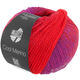 Lana Grossa COOL MERINO Dégradé | 306-viola rosso/rosso scuro/rosso