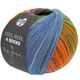 Lana Grossa COOL WOOL 4 SOCKS PRINT II | 7791-verde nero/beige/porpora/arancio/verde giallo/blu viola