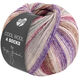 Lana Grossa COOL WOOL 4 SOCKS PRINT | 7764-menta/rosa pastello/bacca/porpora blu/beige delicata/grigio marrone/argilla rosso/mora/grigio chiaro