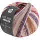 Lana Grossa COOL WOOL 4 SOCKS PRINT | 7766-grigio blu/beige chiaro/marrone verde/beige grigio/viola rosso/verde chiaro/blu chiaro/melanzana/grigio scuro/rosso chiaro