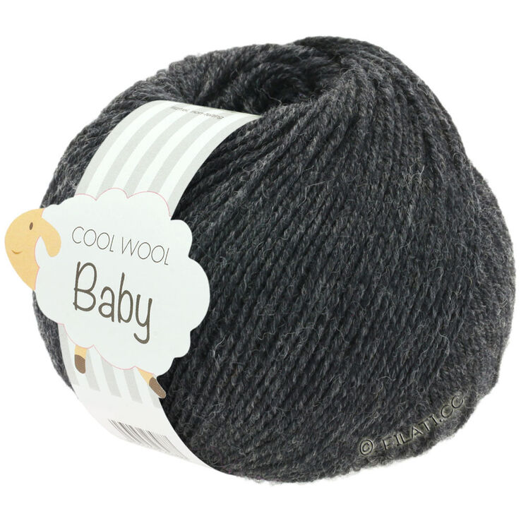 Lana Grossa COOL WOOL Baby 25g | 205-antracite