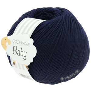 Lana Grossa COOL WOOL Baby Uni/Print 50g | 210-blu notte