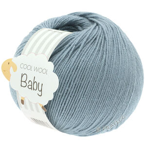 Lana Grossa COOL WOOL Baby Uni/Print 50g | 264-grigio blu