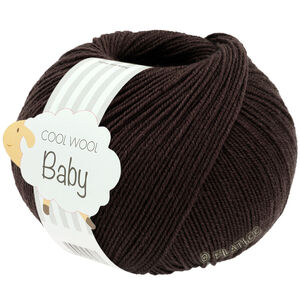 Lana Grossa COOL WOOL Baby Uni/Print 50g | 333-marrone nero