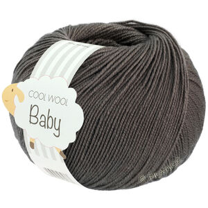 Lana Grossa COOL WOOL Baby Uni/Print 50g | 334-grigio scuro puntinato