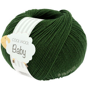 Lana Grossa COOL WOOL Baby Uni/Print 50g | 336-verde scuro