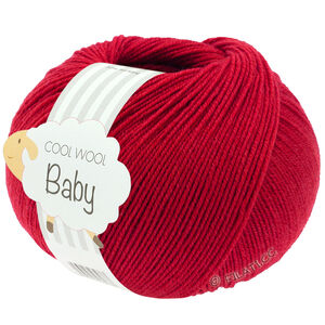 Lana Grossa COOL WOOL Baby Uni/Print 50g | 343-rosso ciliegia