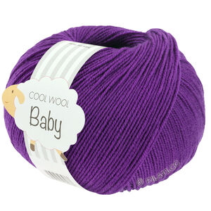 Lana Grossa COOL WOOL Baby Uni/Print 50g | 348-viola
