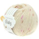 Lana Grossa COOL WOOL Baby Uni/Print 50g | 353-ecru/lilla/rosa/marrone scuro