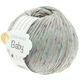 Lana Grossa COOL WOOL Baby Uni/Print 50g | 358-grigio chiaro/arancio/verde/ciclamino
