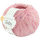Lana Grossa COOL WOOL Baby Uni/Print 50g | 366-rosa/rosa pallido/rosa vivo/porpora