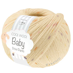 Lana Grossa COOL WOOL Baby Uni/Print 50g | 375-giallo pallido/giallo/arancio/porpora/rosa