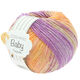 Lana Grossa COOL WOOL Baby Dégradé | 514-arancio/salmone/giallo chiaro/lilla/viola