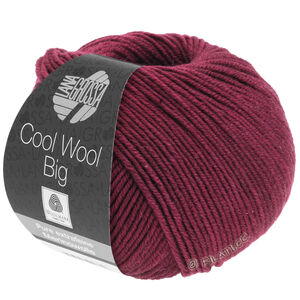 Lana Grossa COOL WOOL Big  Uni/Melange | 1000-borgogna