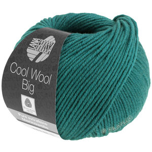 Lana Grossa COOL WOOL Big  Uni/Melange | 1003-verde blu