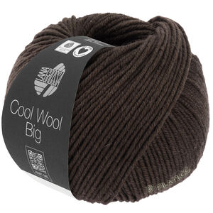 Lana Grossa COOL WOOL Big  Uni/Melange | 1020-marrone nero
