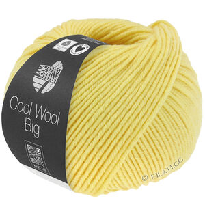 Lana Grossa COOL WOOL Big  Uni/Melange | 1028-giallo verde