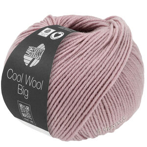 Lana Grossa COOL WOOL Big  Uni/Melange | 1033-rosa grigio