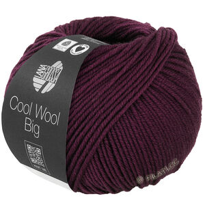 Lana Grossa COOL WOOL Big  Uni/Melange | 1035-Borgogna scuro