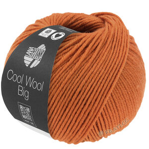 Lana Grossa COOL WOOL Big  Uni/Melange | 1036-marrone arancio