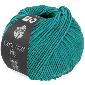 Lana Grossa COOL WOOL Big  Uni/Melange | 1043-verde turchese