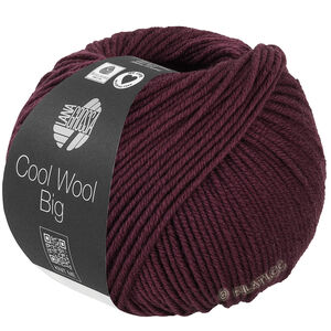Lana Grossa COOL WOOL Big  Uni/Melange | 1044-rosso nero